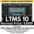 LTMS v10 MT4 UNLIMITED Legend Trade Management System Unlimited (we will install for you through remote installation services) - Manual & Videos Tutorial